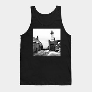 St Mathieu chapel and lighthouse in winter Tank Top